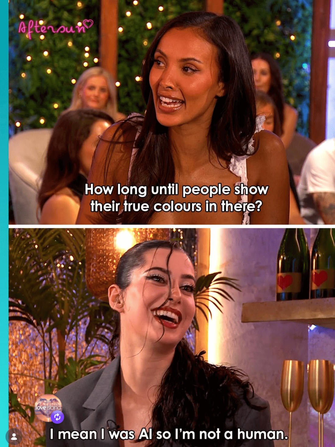 Love Island social content example 2